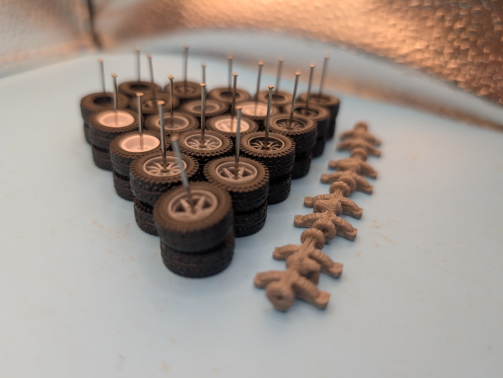 HoT 10 Swap Wheels Rubber Off Road Truck Tires 1/64 Real Riders Lifted Terrain R