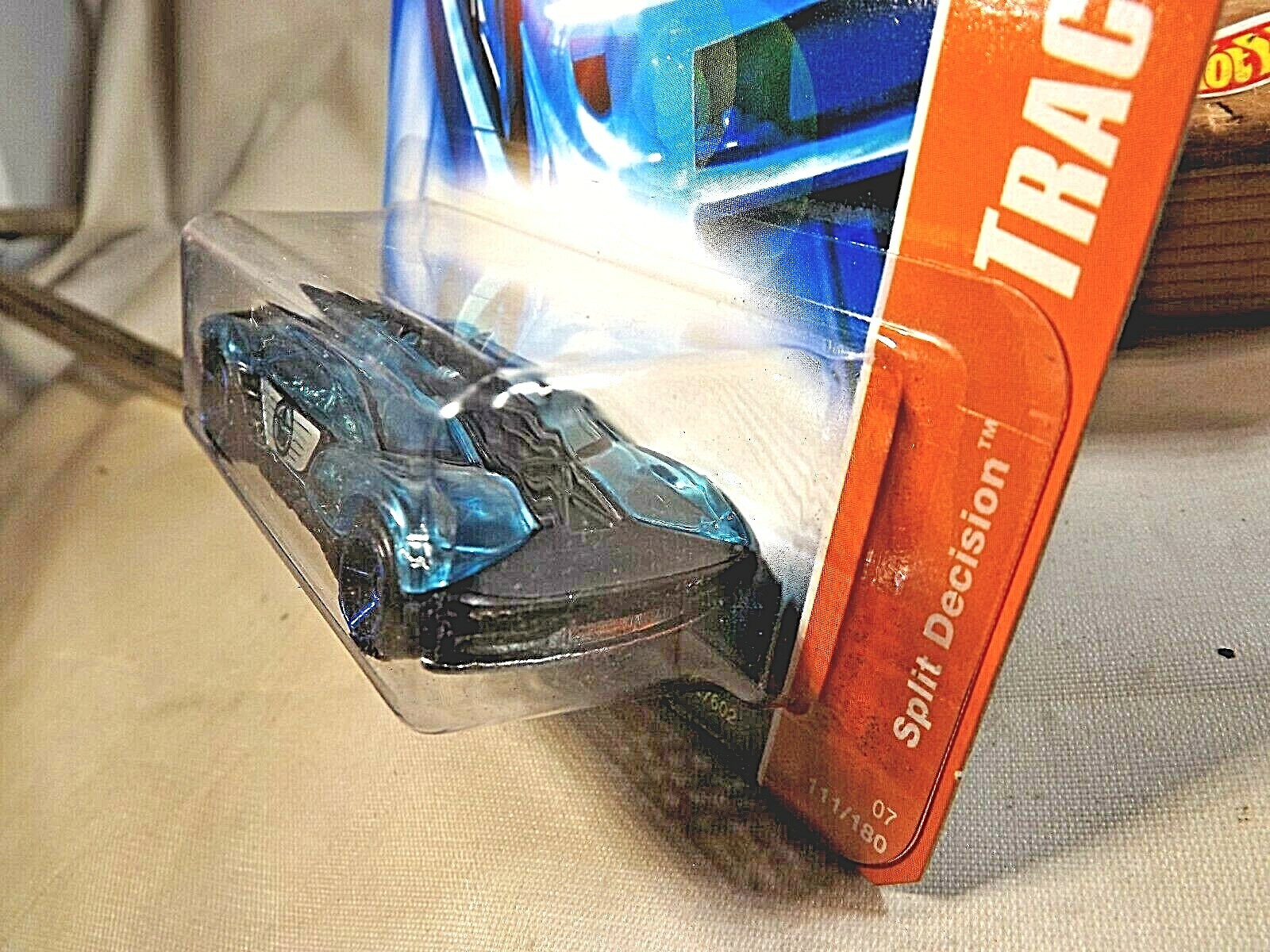 2007 Hot Wheels #111 Track Stars 3/12 SPLIT DECISION Blue-Black w/Black OH5 Sp