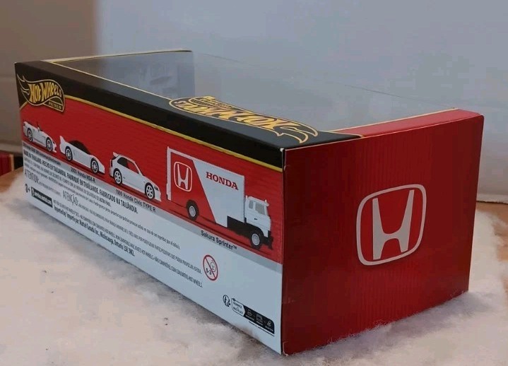 Hot Wheels Premium Box Set Garage Honda 2025 Sakura Sprinter Honda Civic Type R