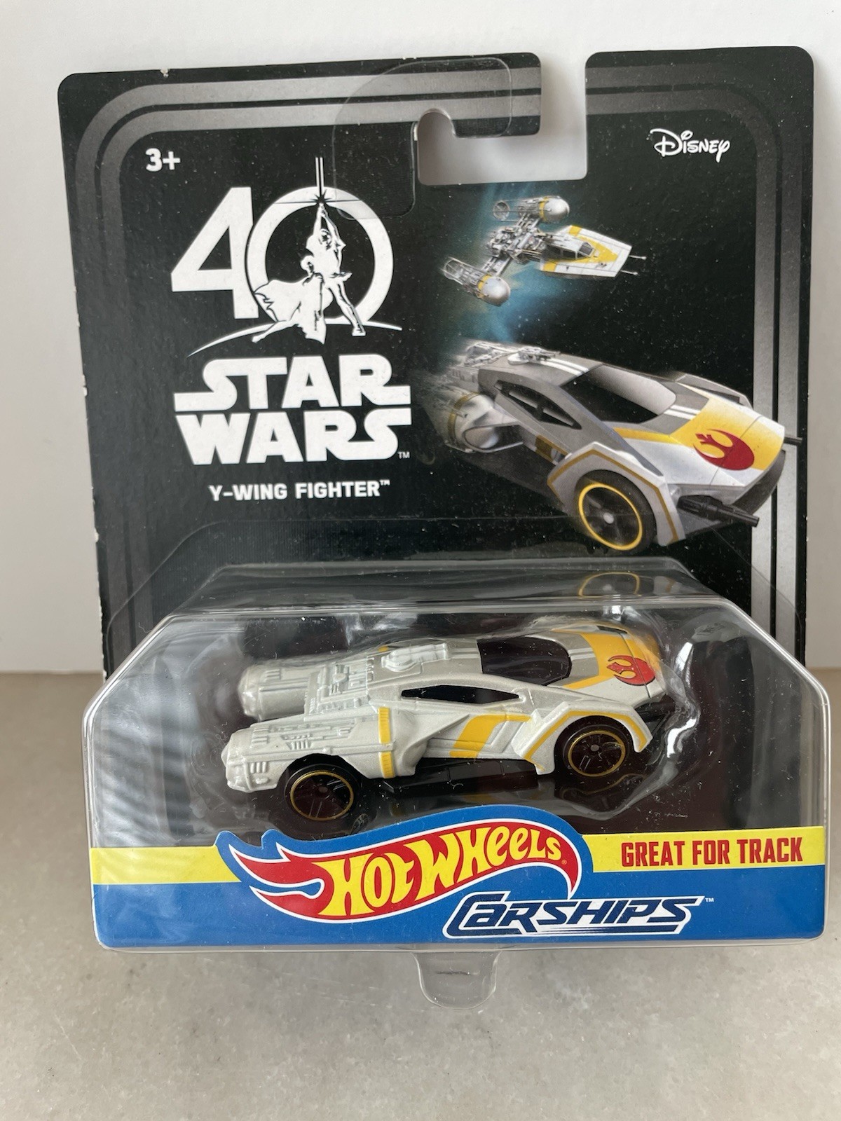 Hot Wheels Star Wars 40 Anniversary Carships Set of 3 Disney Brand New
