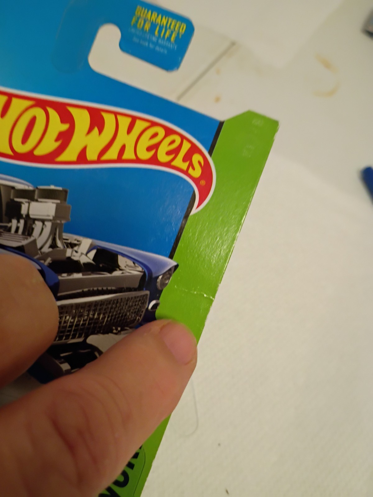 HOT WHEELS 2014 SUPER TREASURE HUNT ’55 CHEVY BEL AIR GASSER Sm Crease On Card