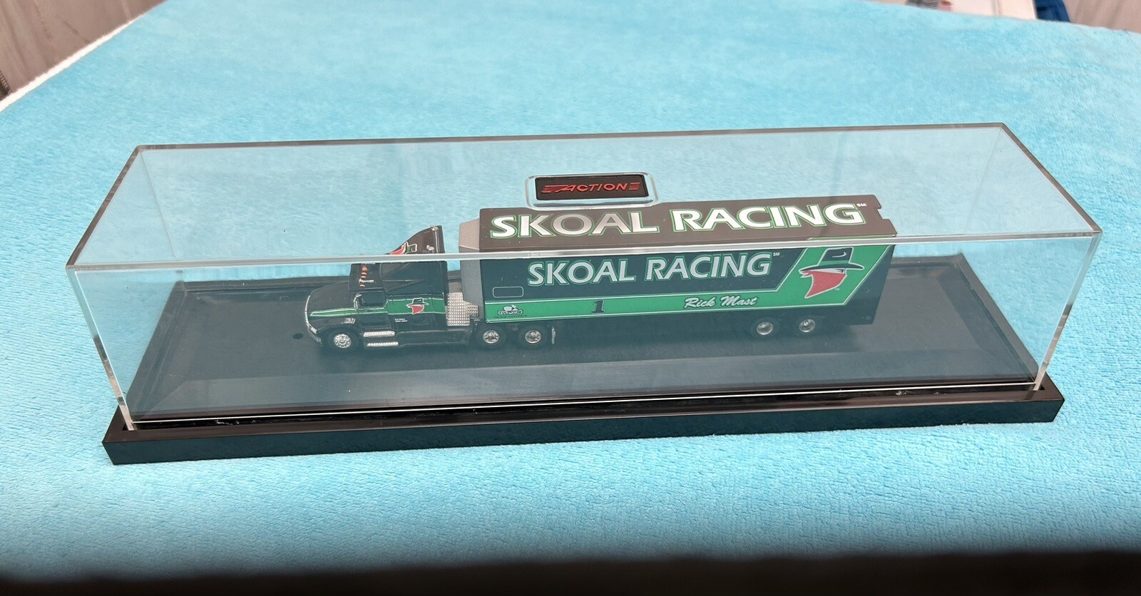 RICK MAST ACTION SKOAL RACING RACE CAR TRANSPORTER 1:96 SCALE ADULT COLLECTABLE