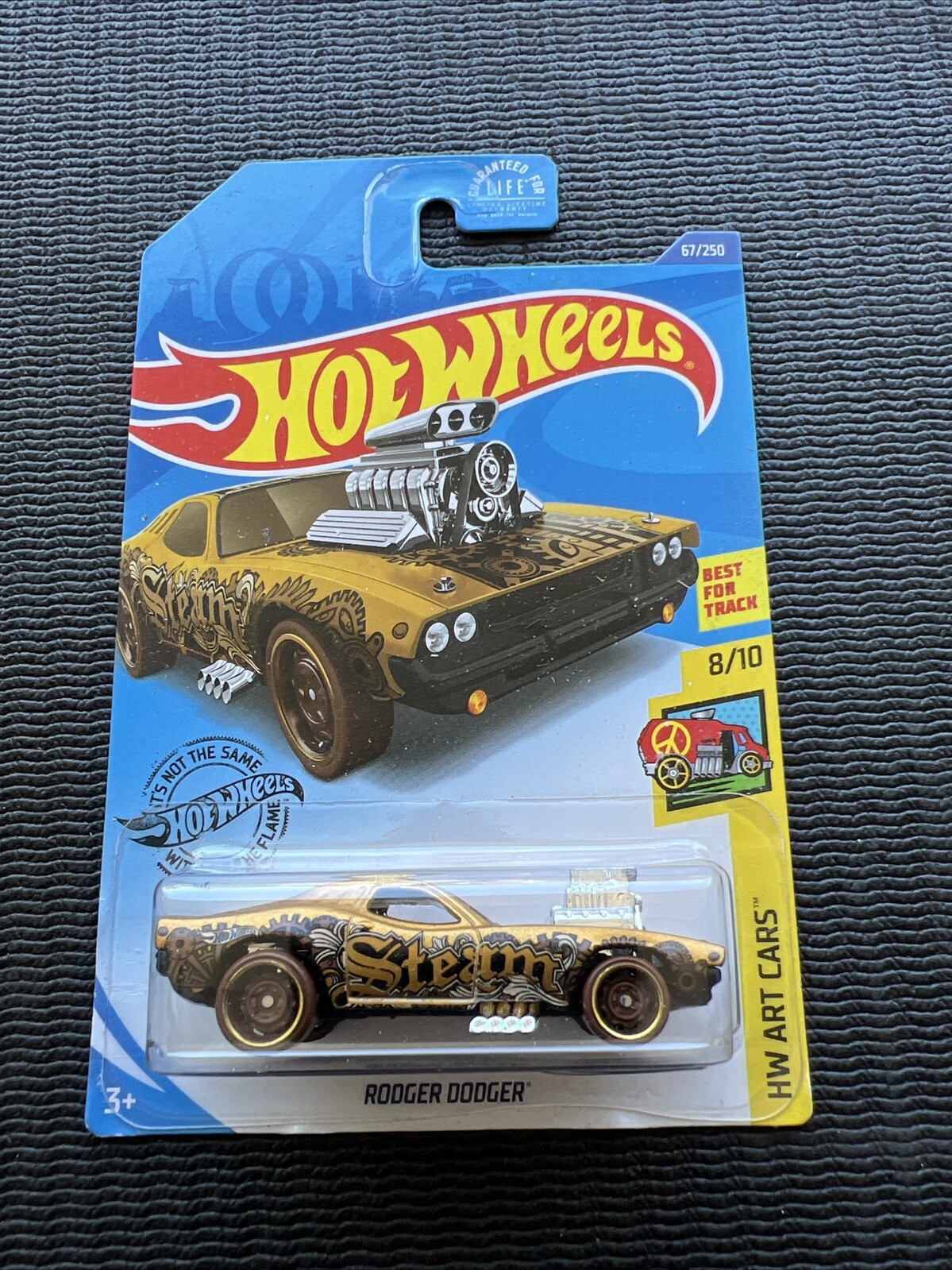 Hot Wheels Art Cars Rodger Dodger Kroger Exclusive Edition Steampunk Gears Case