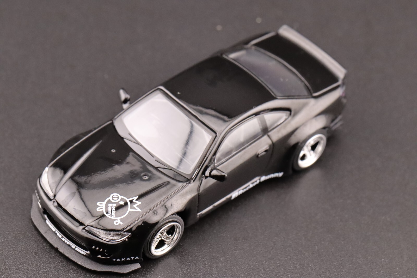 Mini GT Nissan Silvia S15 Rocket Bunny Black Pearl RHD MGT00602 1/64