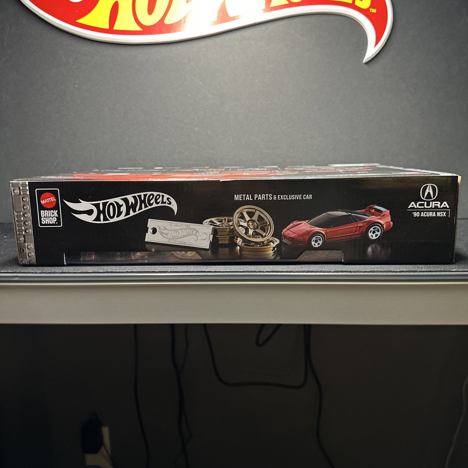 Mattel Brick Shop Hot Wheels Elite Series ’90 Acura NSX Te37 Lego Diecast SEALED