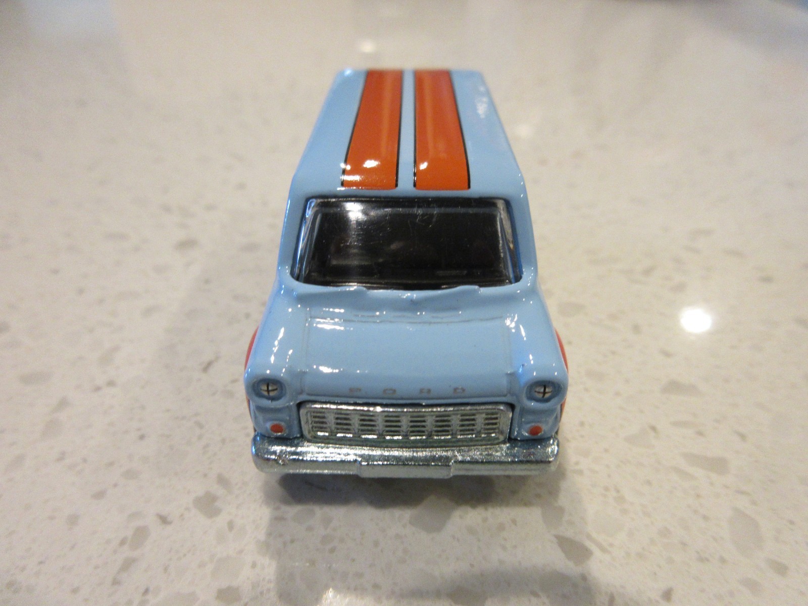 2026 Hot Wheels Ford Transit Supervan GULF BLUE Premium Diecast Van Car Culture