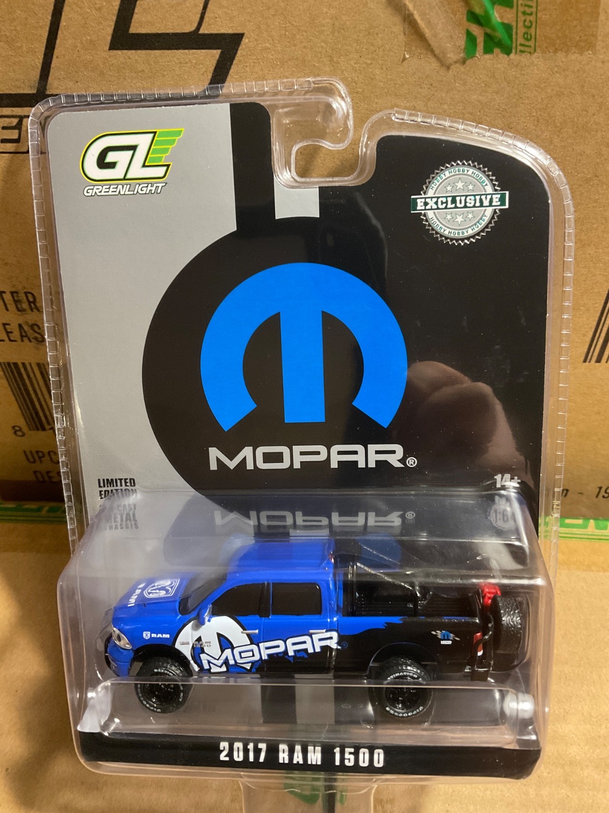 Greenlight Hobby Exclusive 2017 Ram 1500 pickup. MOPAR