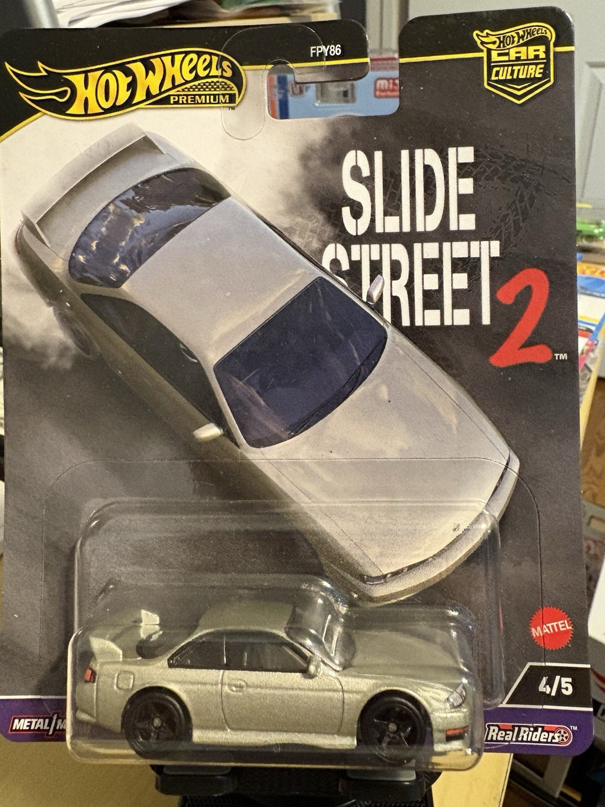 Hot Wheels 1/64 Premium 2022 Car Culture “Slide Street 2” Nissan 240SX S14 HKC83