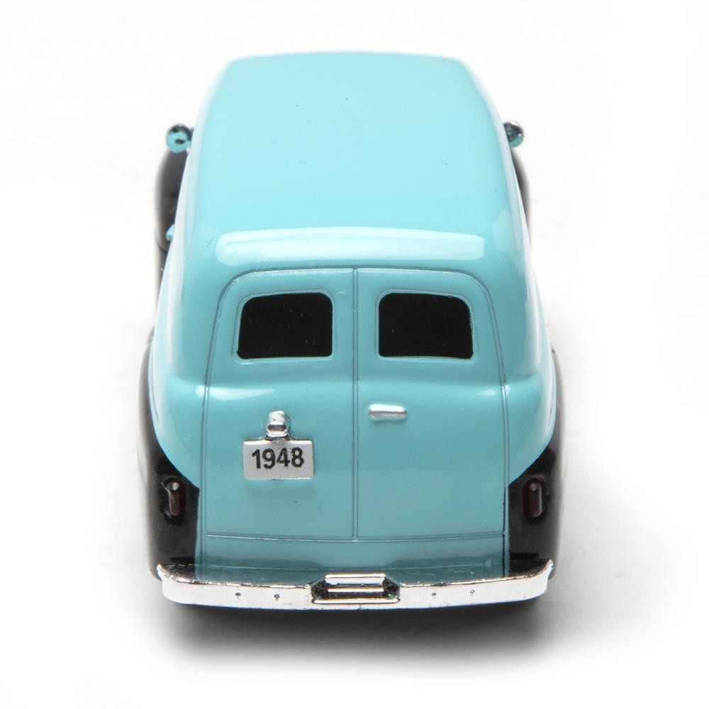 Die-Cast Cars 1:48 Scale 1948 Ford Panel Truck, Collectible, Teal/Black NEW