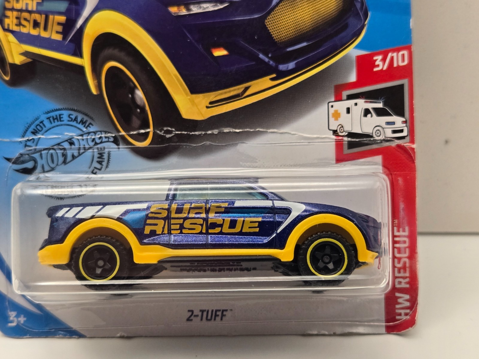 HOT WHEELS RESCUE, 2-TUFF, 185/250, GHC60-D9C0K, BLUE