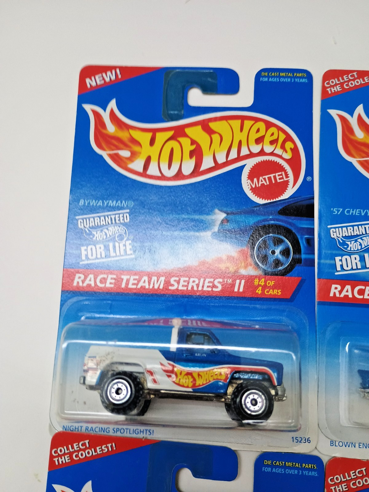 1995 Hot Wheels Race Team Series 2 COMPLETE SET OF 4 ~ Unopened / NEW