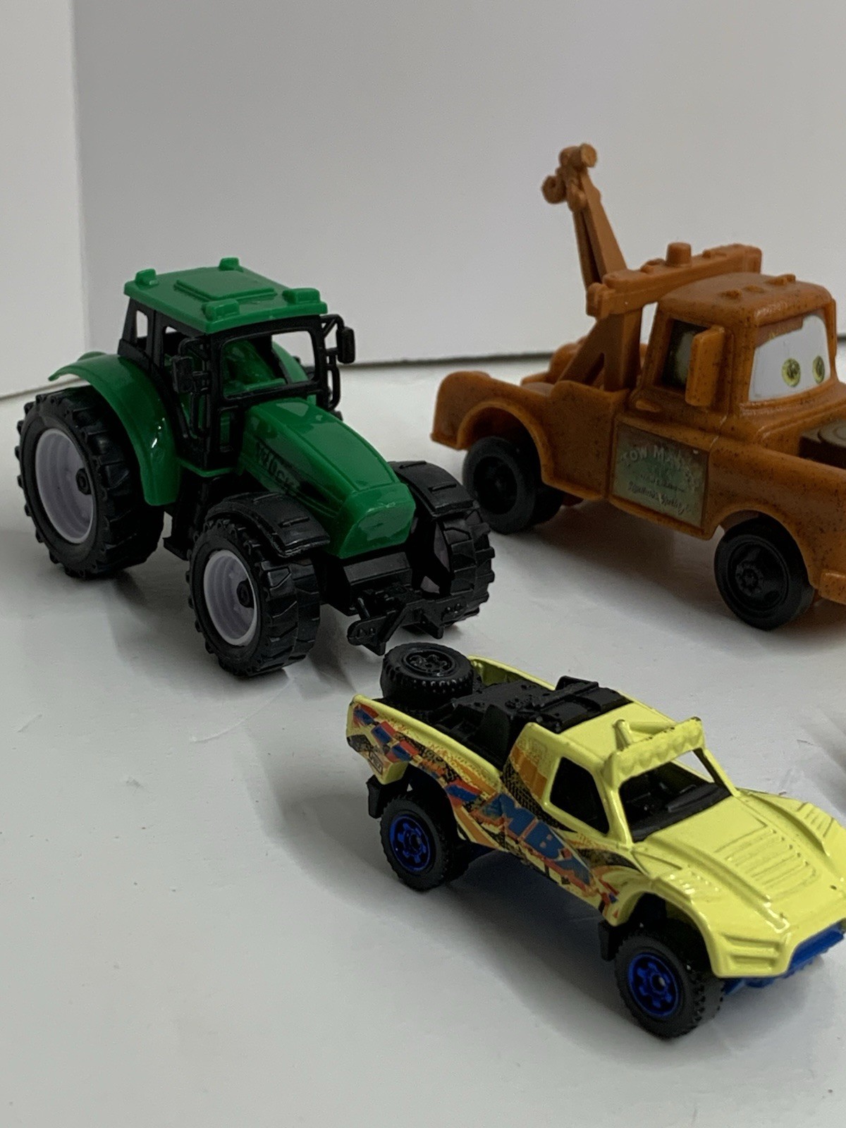 Lot Of 10 Toy Cars Die-cast And Plastic Hot wheels And Other Brands Preowned.