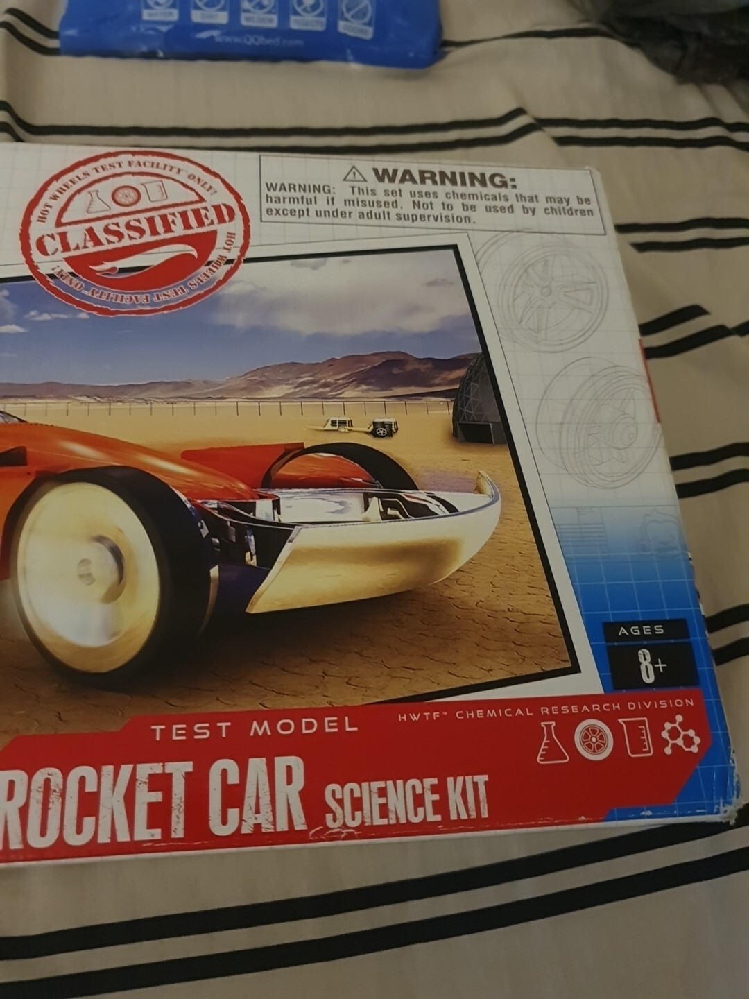 Hot Wheels Test Facility H.W.T.F. Rocket Car Science Kit, Mattel, NEW SEALED Box
