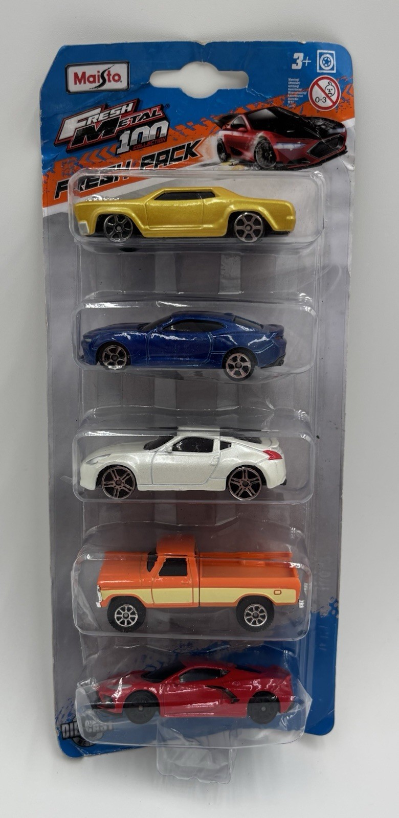 Set Of 2 Five Packs- Maisto Fresh Metal 100 Collection