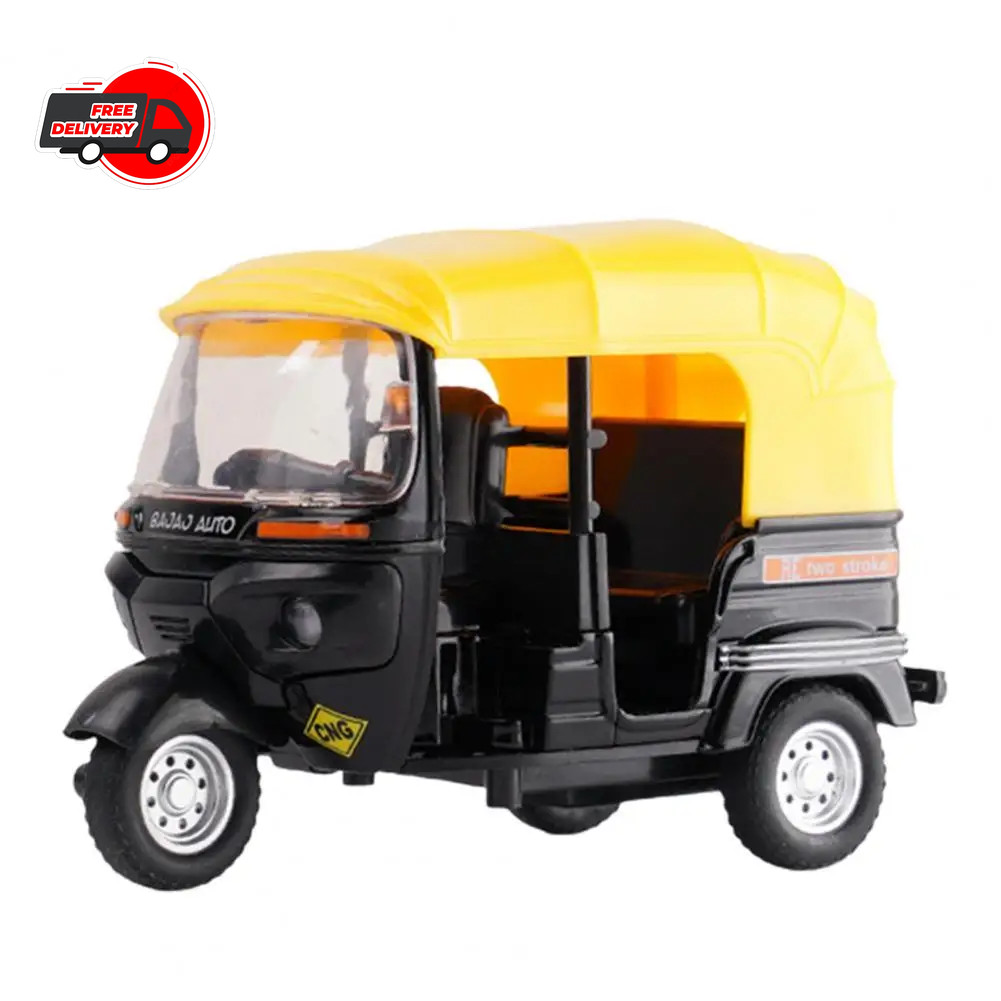 1:14 Tricycle Model Alloy with Sound and Light Pull Back Car Model Toy