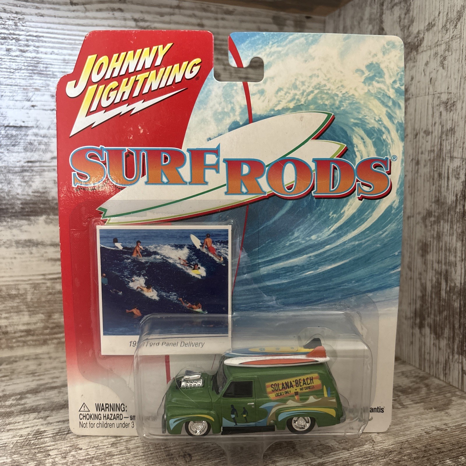 Johnny Lighting Surf Rods Green 1955 Ford Panel Delivery “Solana Beach” JH