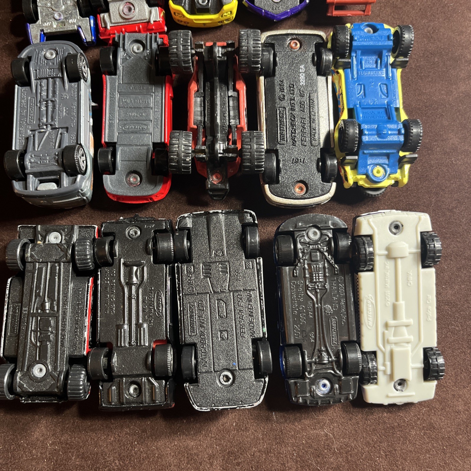 15 Vintage Matchbox Diecast Cars Lot – Various Models & Years – Collector Bundle