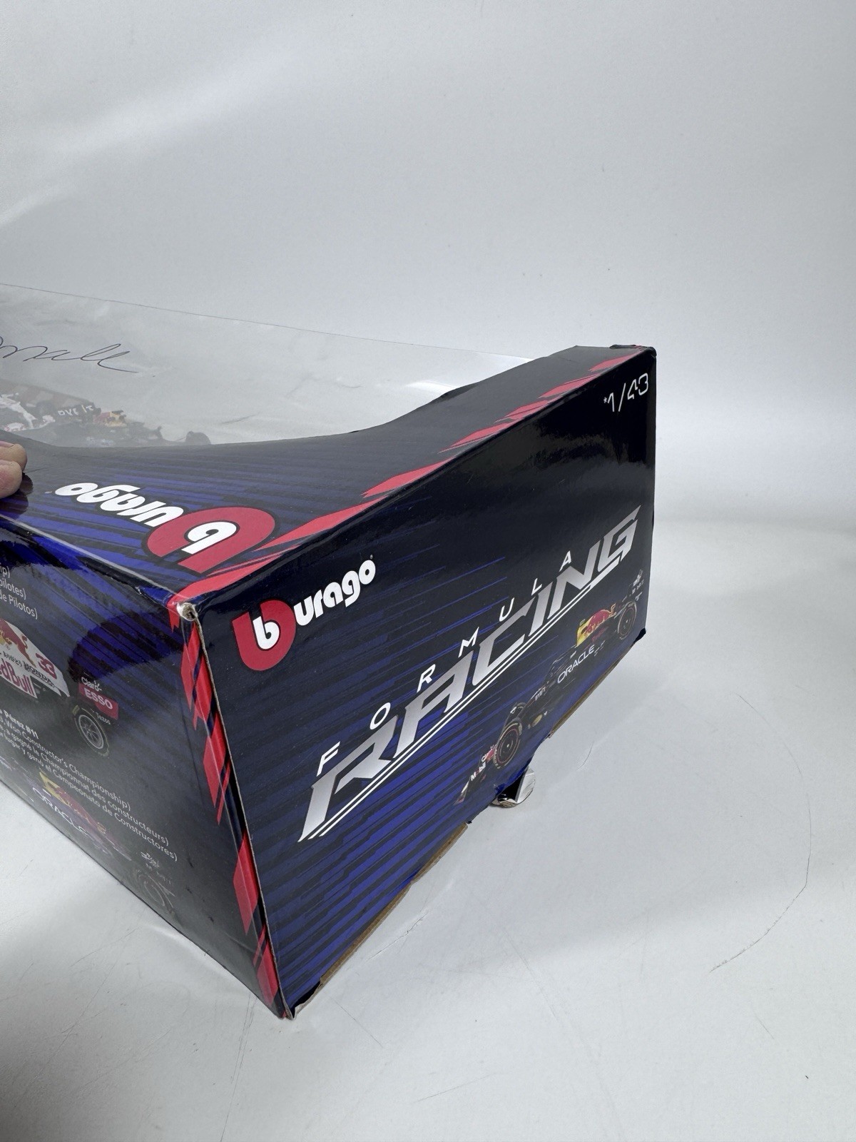 BURAGO FORMULA RACING 1/43 scale red bull F1 cars boxed set NEVER OPENED