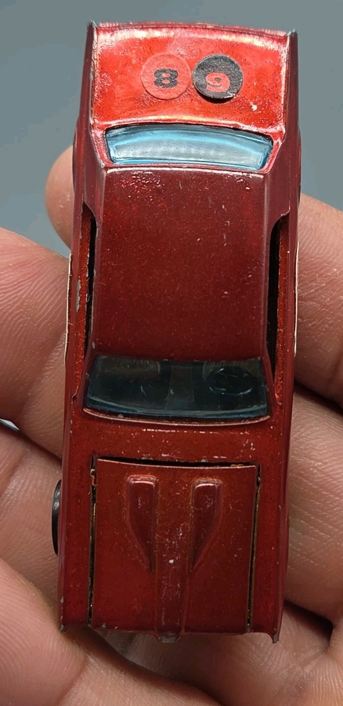 Hot Wheels Redline 1967 Orange Mercury Custom Cougar Brown Int Hong Kong