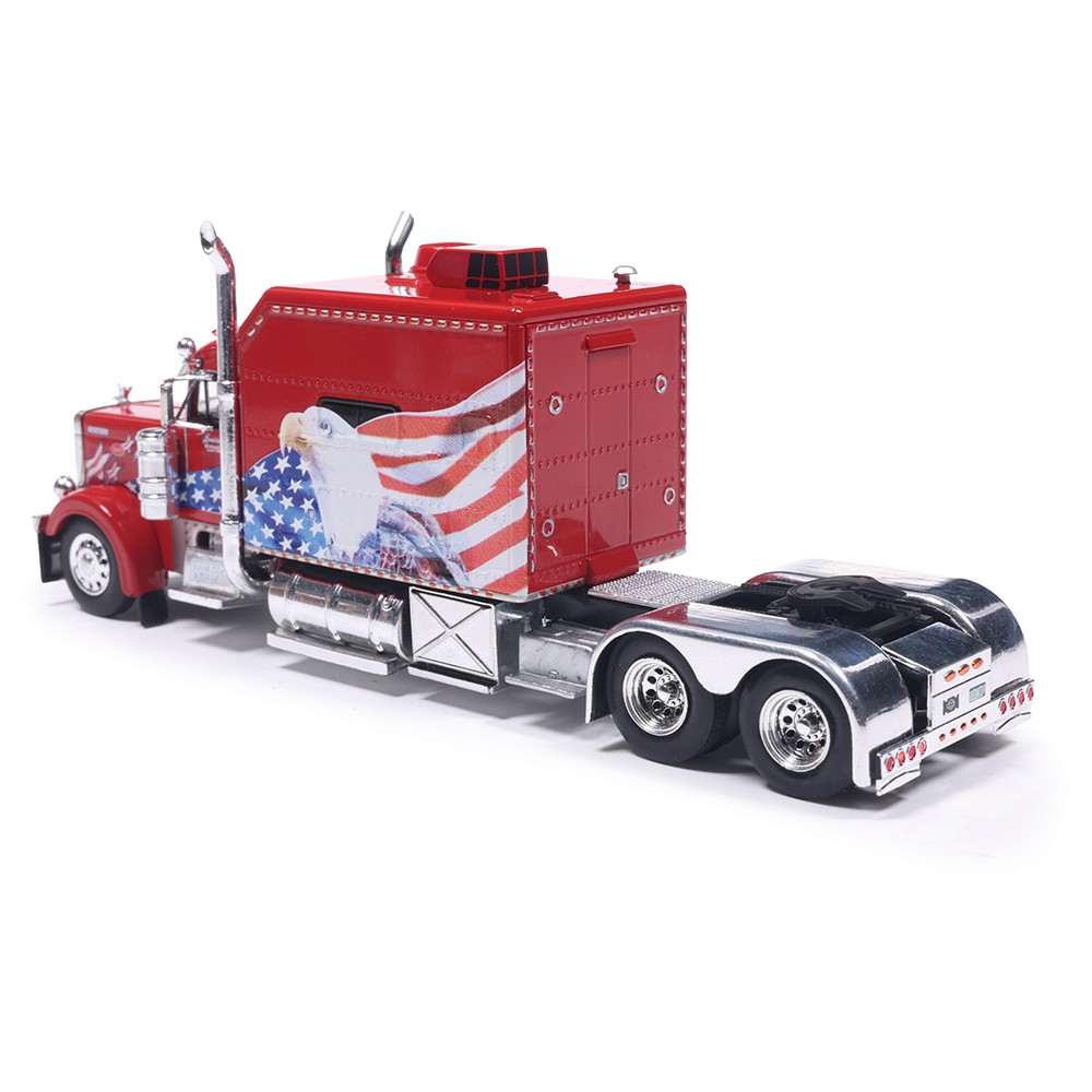 Peterbilt 379 Custom – Red with Eagle