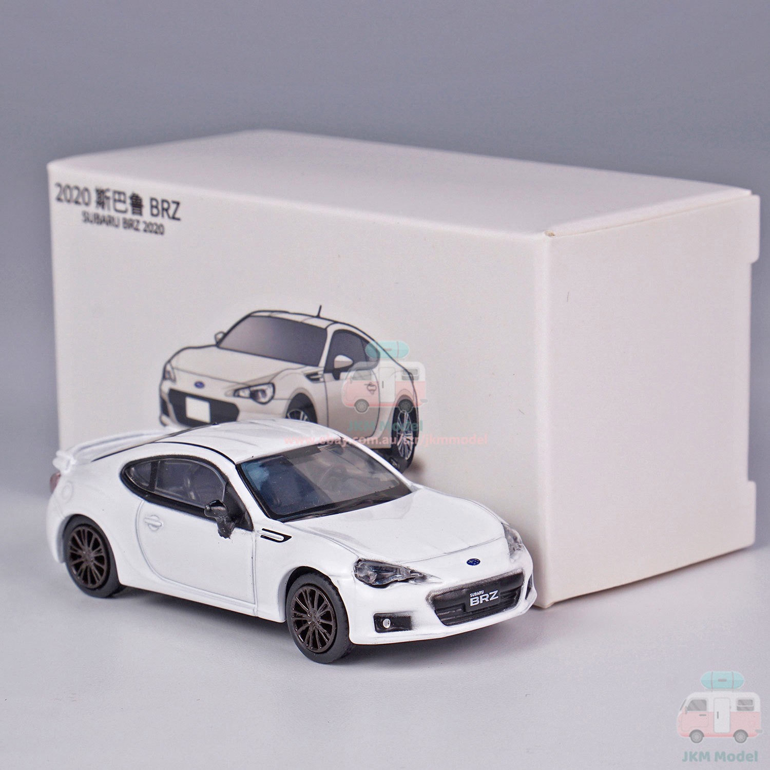 1:64 Subaru BRZ 2020 Model Car Alloy Diecast Vehicle Collection Kids Gift White