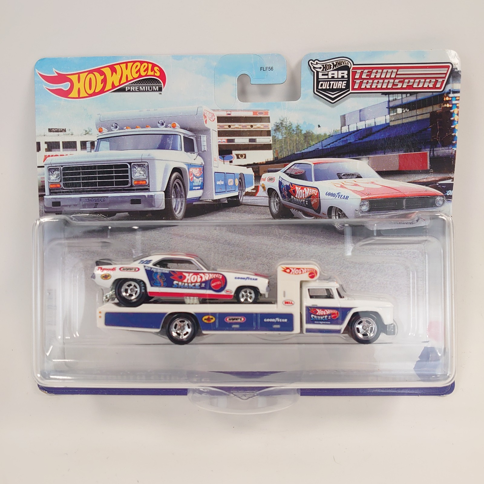 Hot Wheels 2022 Team Transport 72 Plymouth Cuda FC And Retro Rig New