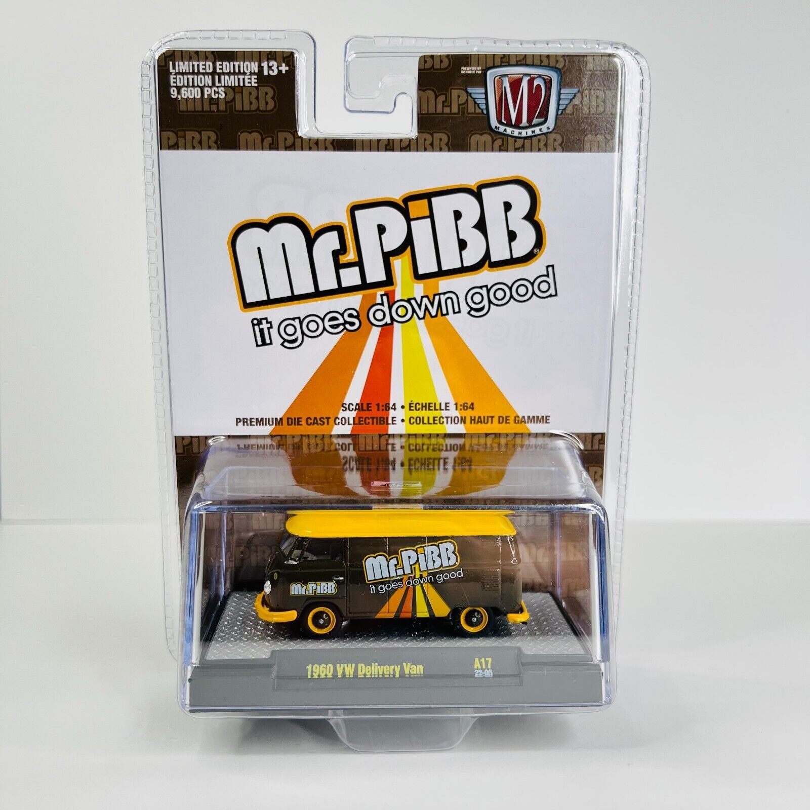 2022 M2 Machines 1:64 Mr. PiBB 1960 VW Delivery Van Model 52500-A17-P8