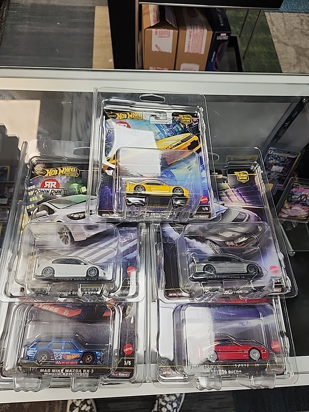 Hot Wheels Premium Car Culture RONIN RUN 2 Full Set 1-5 ; No Chase W/Protectors