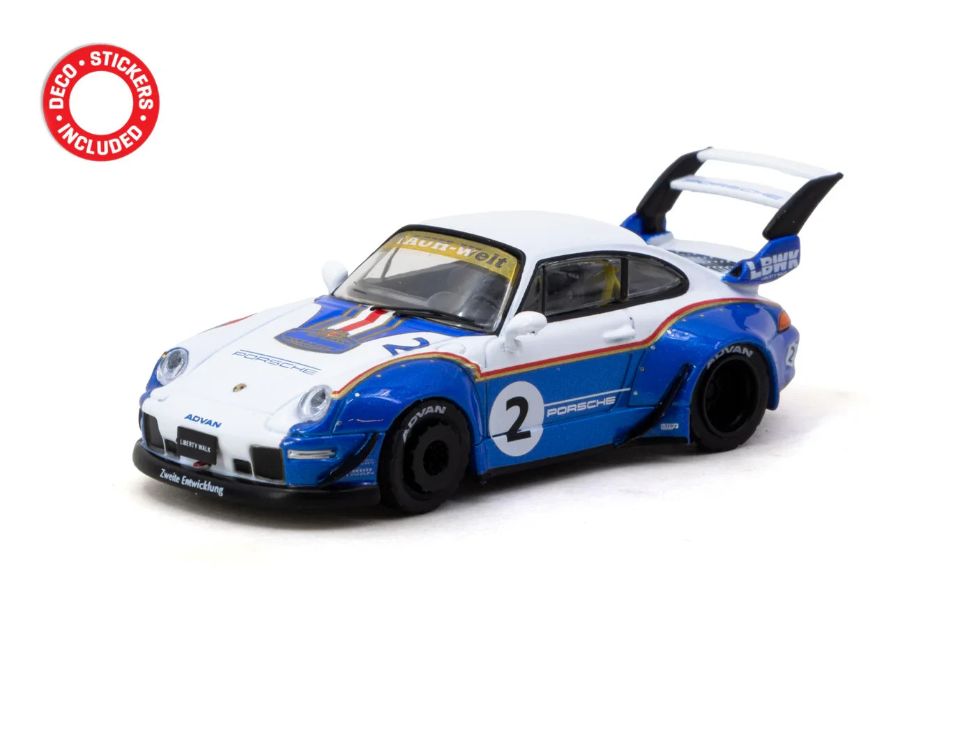 Tarmac Works 1:64 RWB 993 Liberty Walk w/ Container