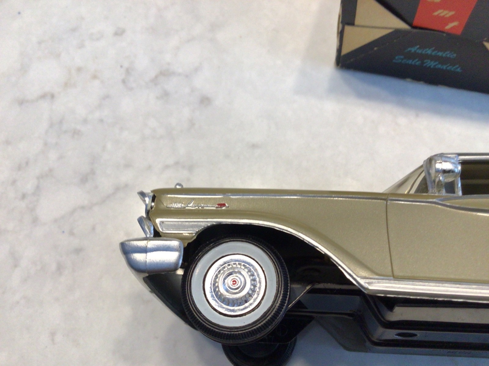 AMP 1959 MERCURY PARKLANE TWO TONE PROMO WITH FLY WHEEL IN ORIGINAL BOX