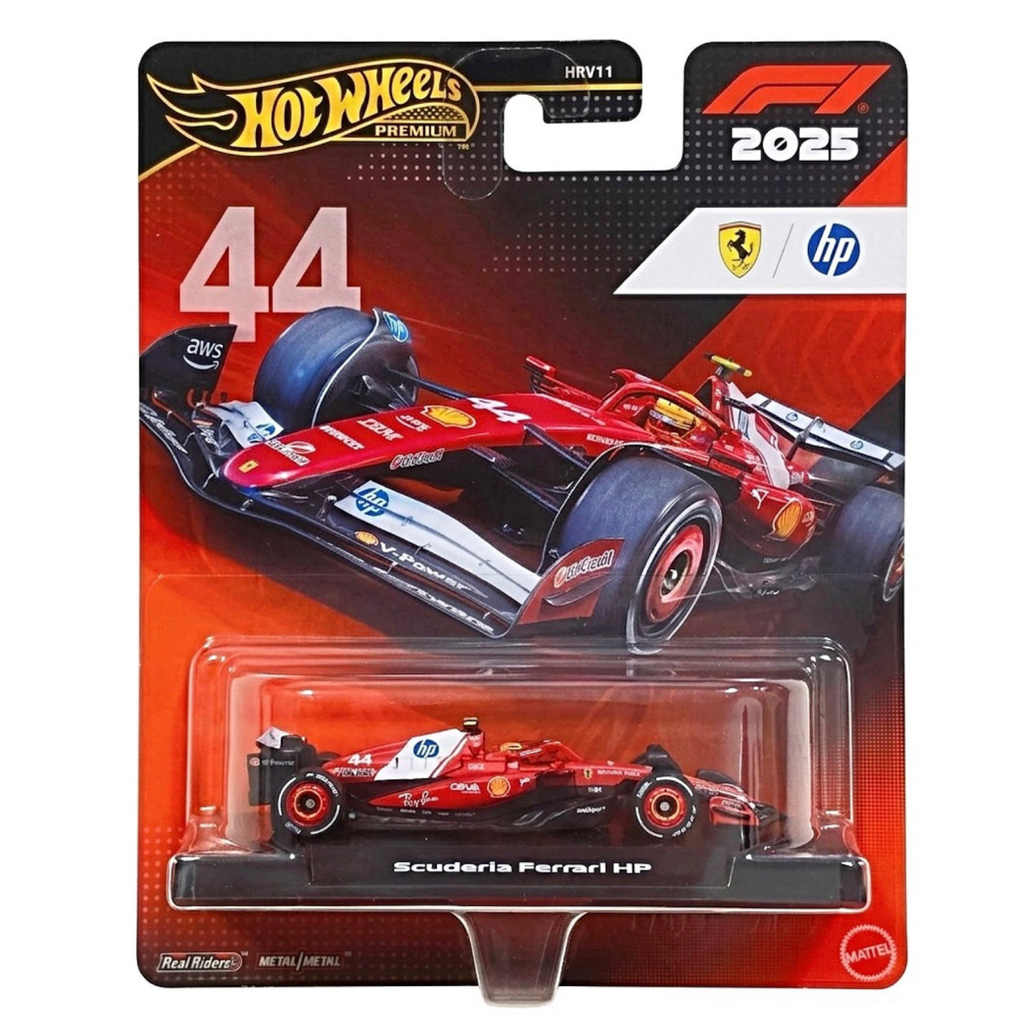 2026 Hot Wheels Premium 2025 F1 Ferrari Formula One Team #44 Lewis Hamilton