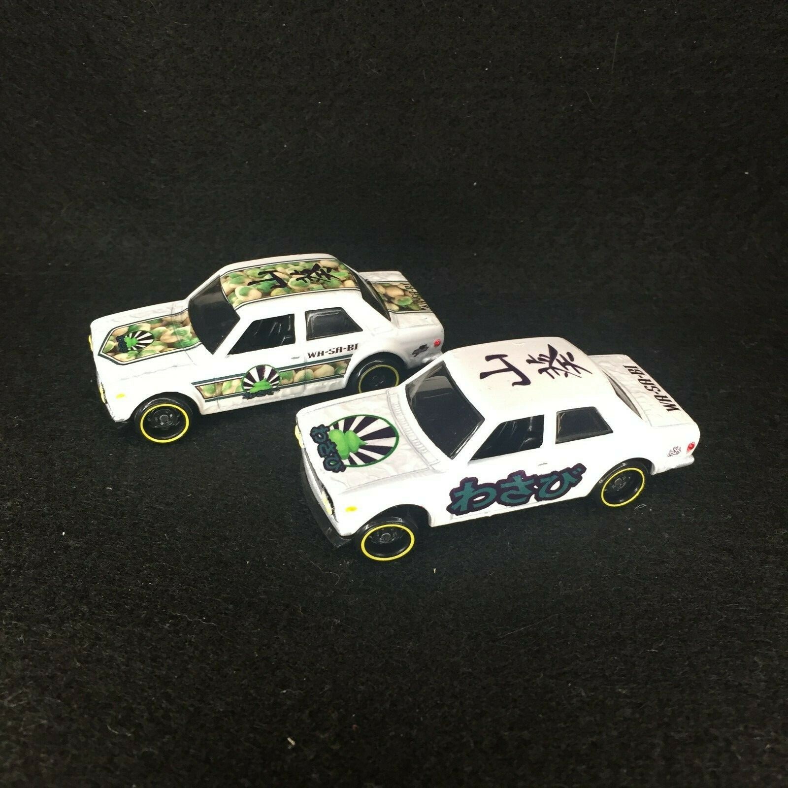 Clear 1:64 Waterslide Decal Diecast for Hot Wheels 71 Datsun 510 Green Wasabi