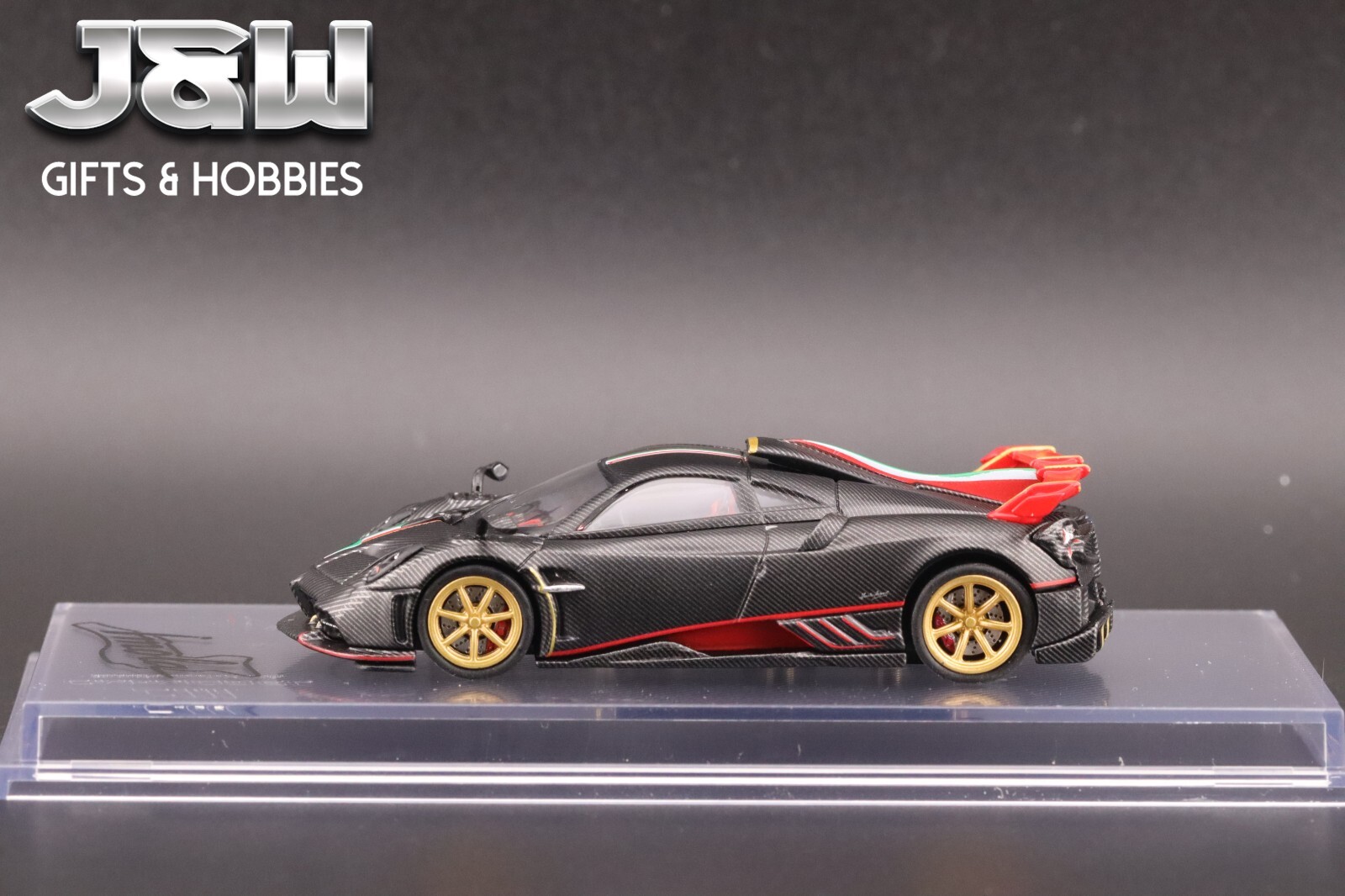 CM Model Pagani Imola Full Dry Carbon Black 1/64