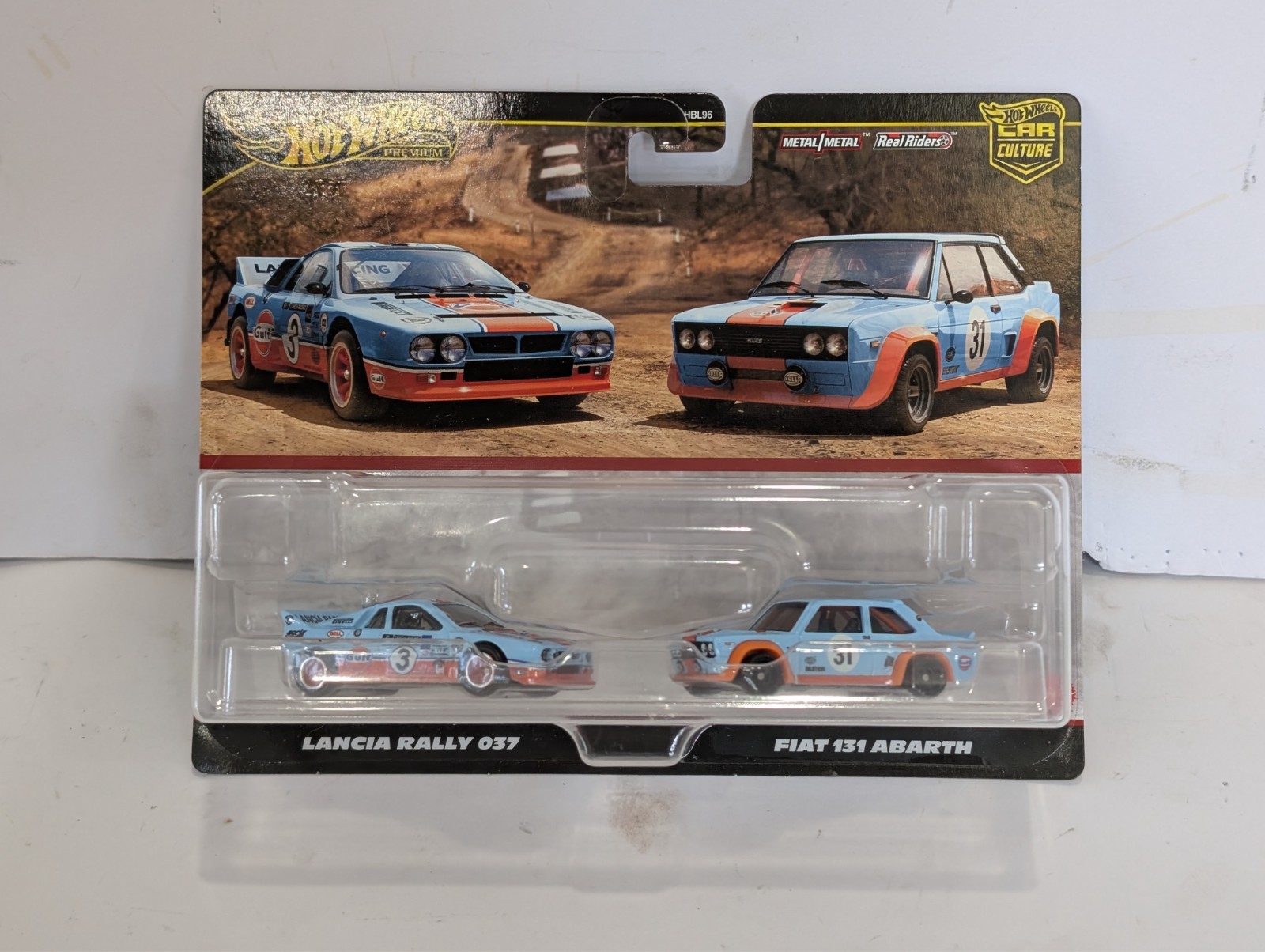 2025 Hot Wheels Target Exclusive 2 Pack Gulf Lancia 037 Fiat 131 Abarth