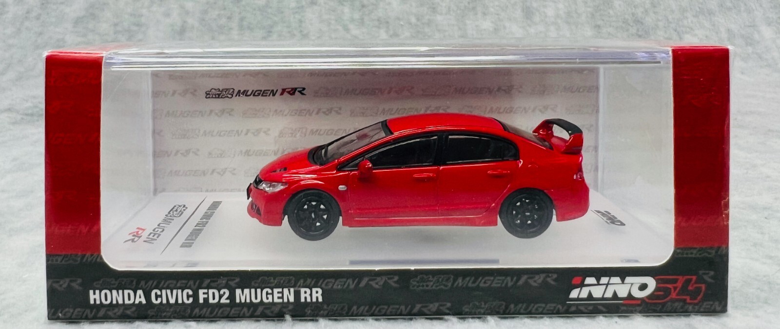 🎌🎌🎌Inno64 Honda Civic Fd2 Mugen RR RED 1/64 Scale H35🎌🎌🎌