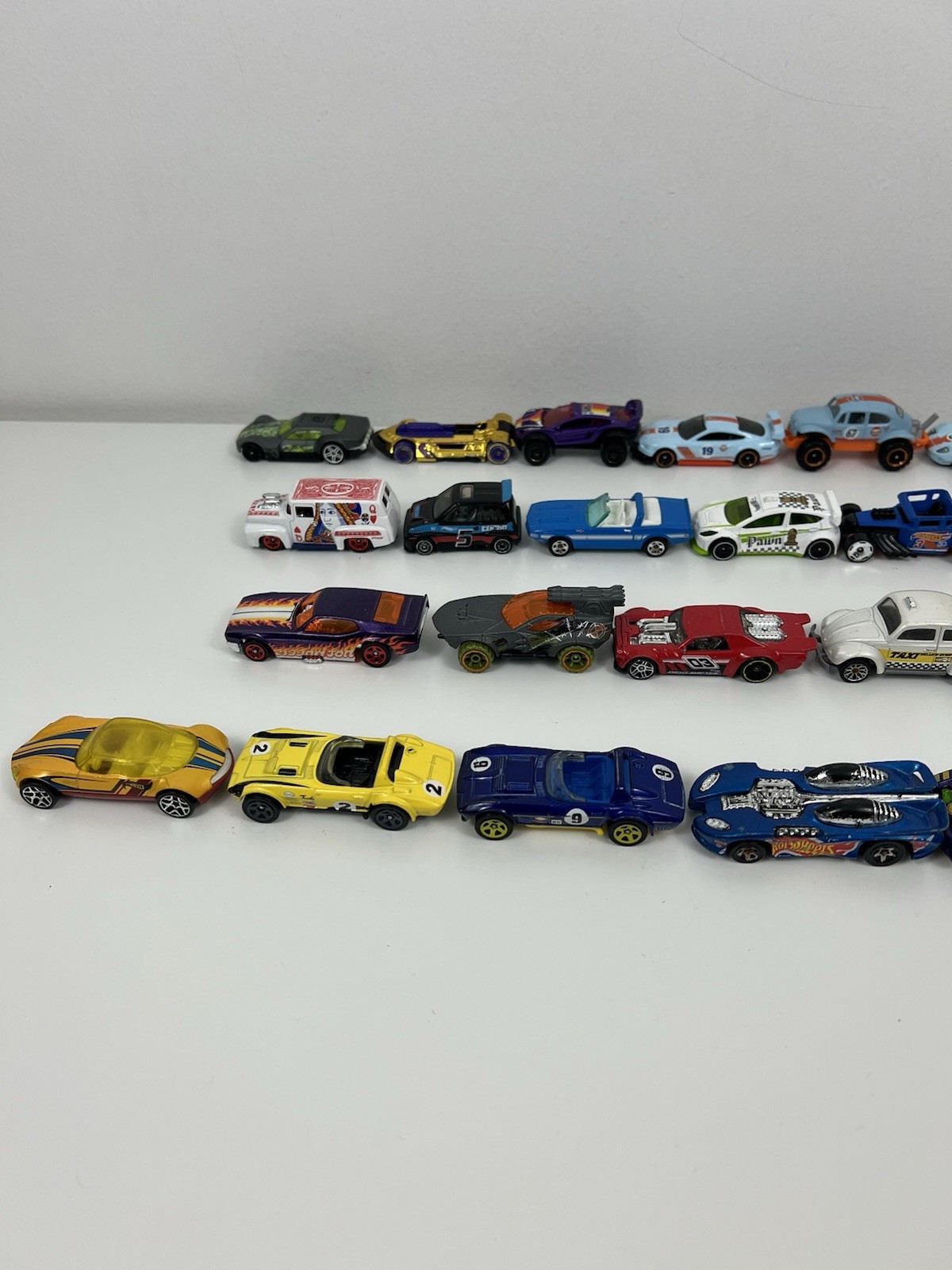 Hot Wheels Matchbox Mixed Lot Of 46 Race Car Style Metal Die Cast Vehicles Loose
