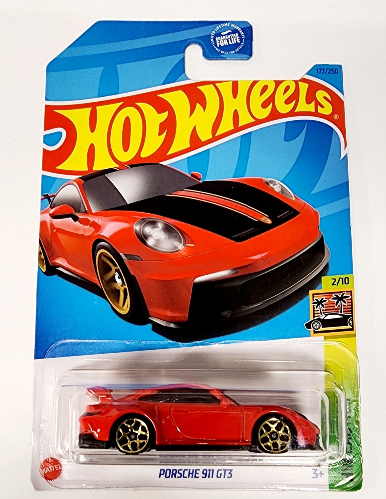 Hot Wheels Porsche 911 GT3 Red Black 177/250 2024 HW Exotics 2/10 HKH97 NEW