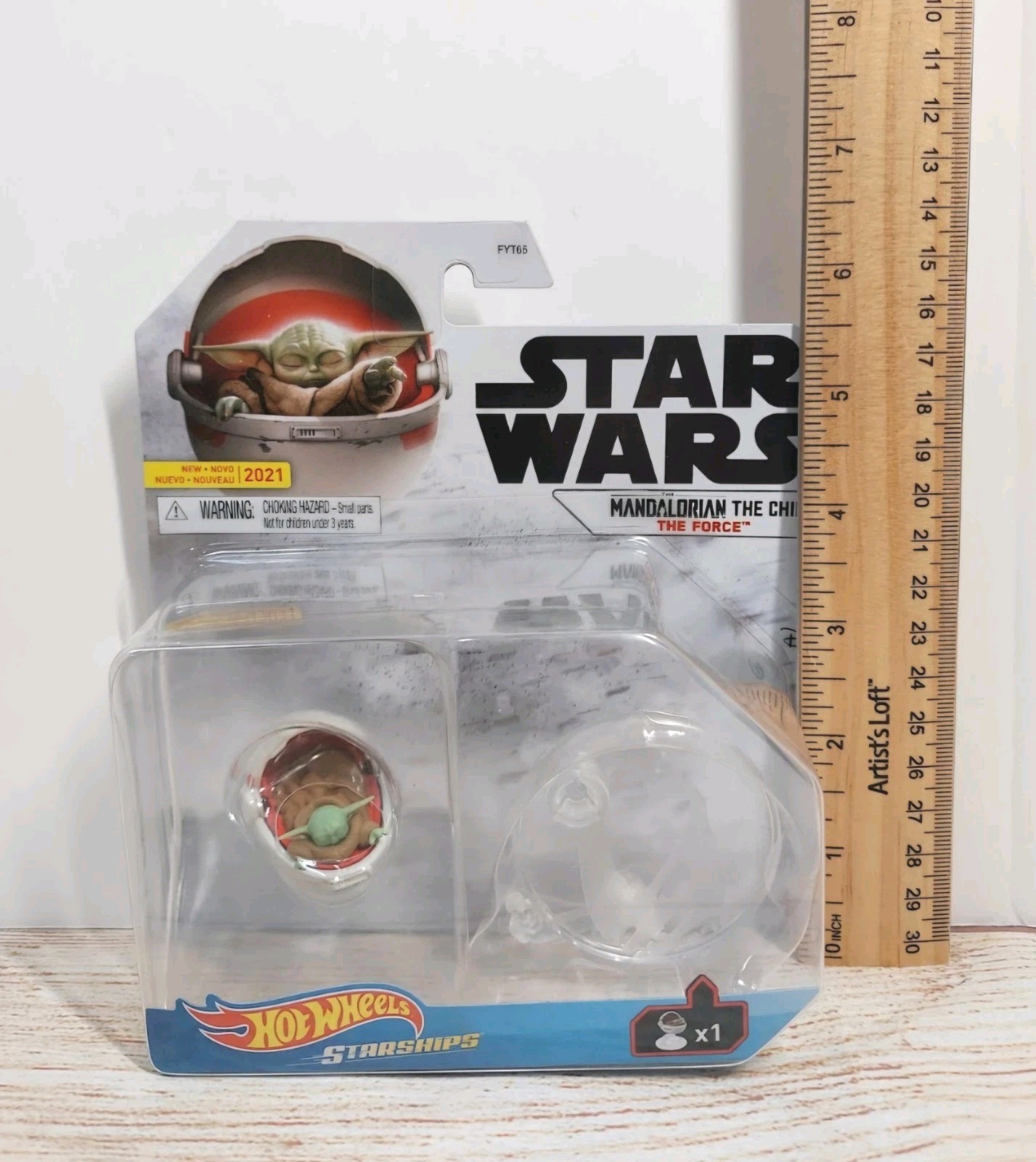 Star Wars Hot Wheels Starships MandalorianThe Child The Force Grogu Hover Pram
