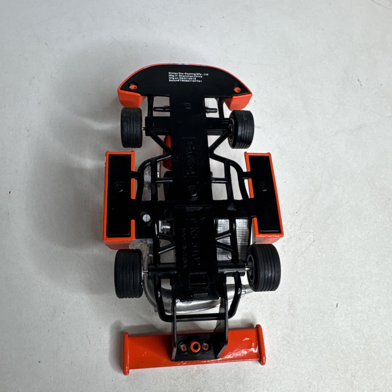 Lot Of 2 Kintoy Diecast GO-karts #38 Gear Up World Racer Pull Back Orange Black