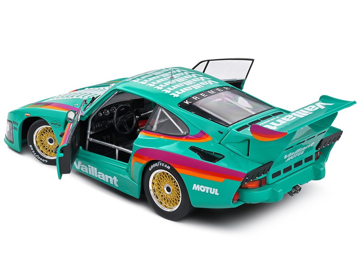 SOLIDO 1977 PORSCHE 935 K3 #51 1/18 DIECAST CAR VAILLANT GREEN S1807205