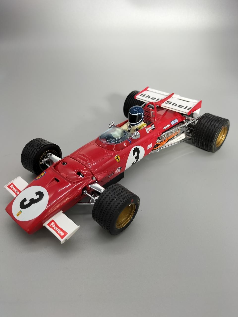 Exoto Ferrari 312B 1/18 Diecast Model Car F1 Racing Collectible Display Used