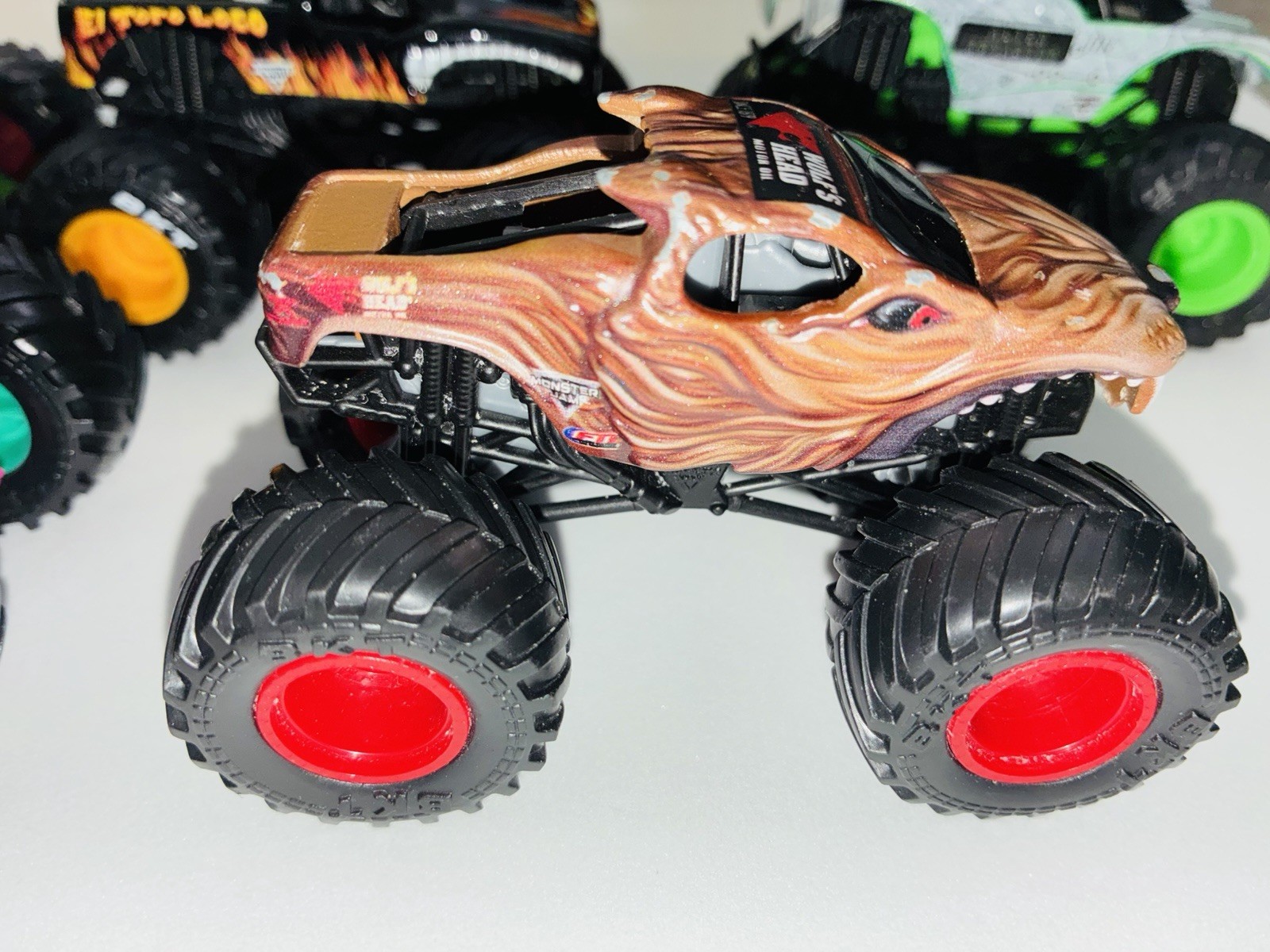 Monster Truck 1:64 Monster Jam Multi-Color Lot x5