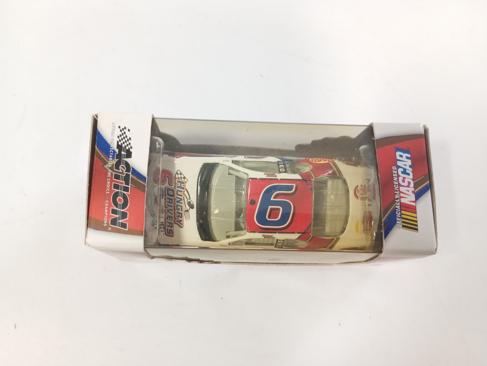 Nascar Action 6 Hungry Drivers promo die cast car 1/64 in box