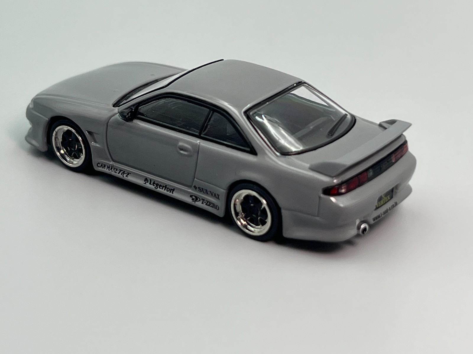 Nissan Silvia S14 240SX VERTEX Grey Tarmac Works 1/64 scale