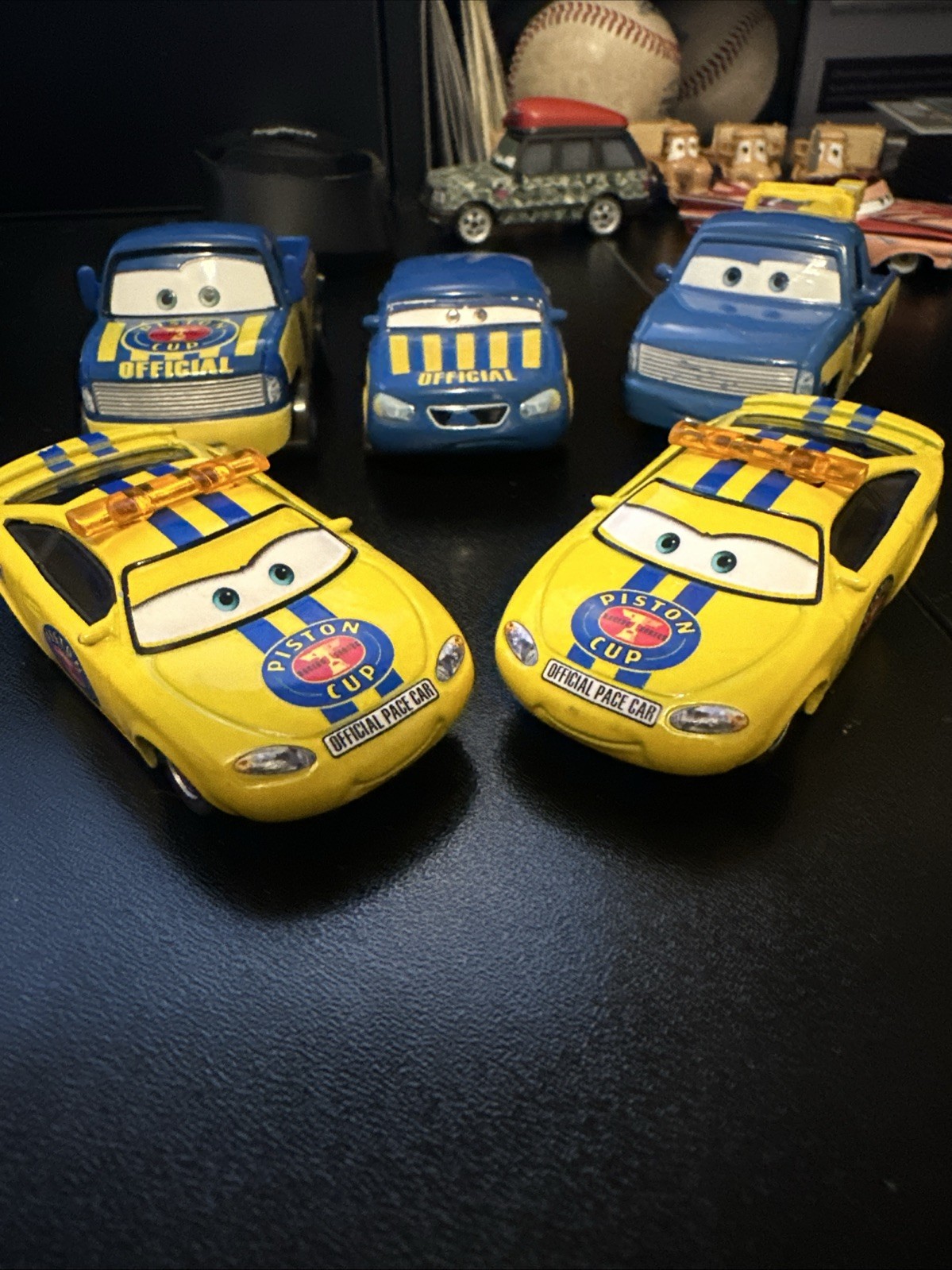 Disney Pixar Cars Piston Cup Official Pace Car Tom Lot Of 5 Rare HTF