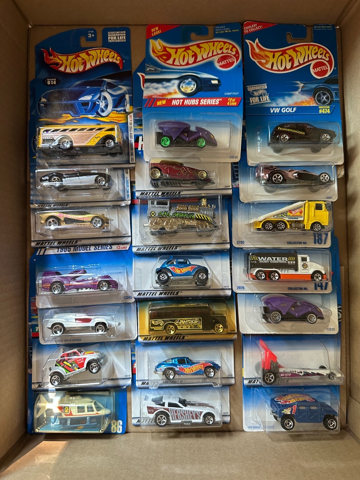 Lot of 21 Hot Wheel Cars 1990s-2000s Mixed