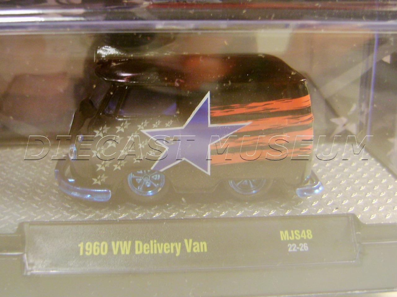 1960 ’60 VW SHORT DELIVERY VAN CHASE STARS AND STRIPES MIJO M2 MACHINES 2022