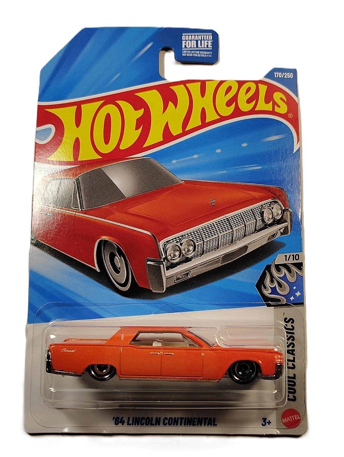 Hot Wheels 64 Lincoln Continental Orange Mainline 2026 Case H
