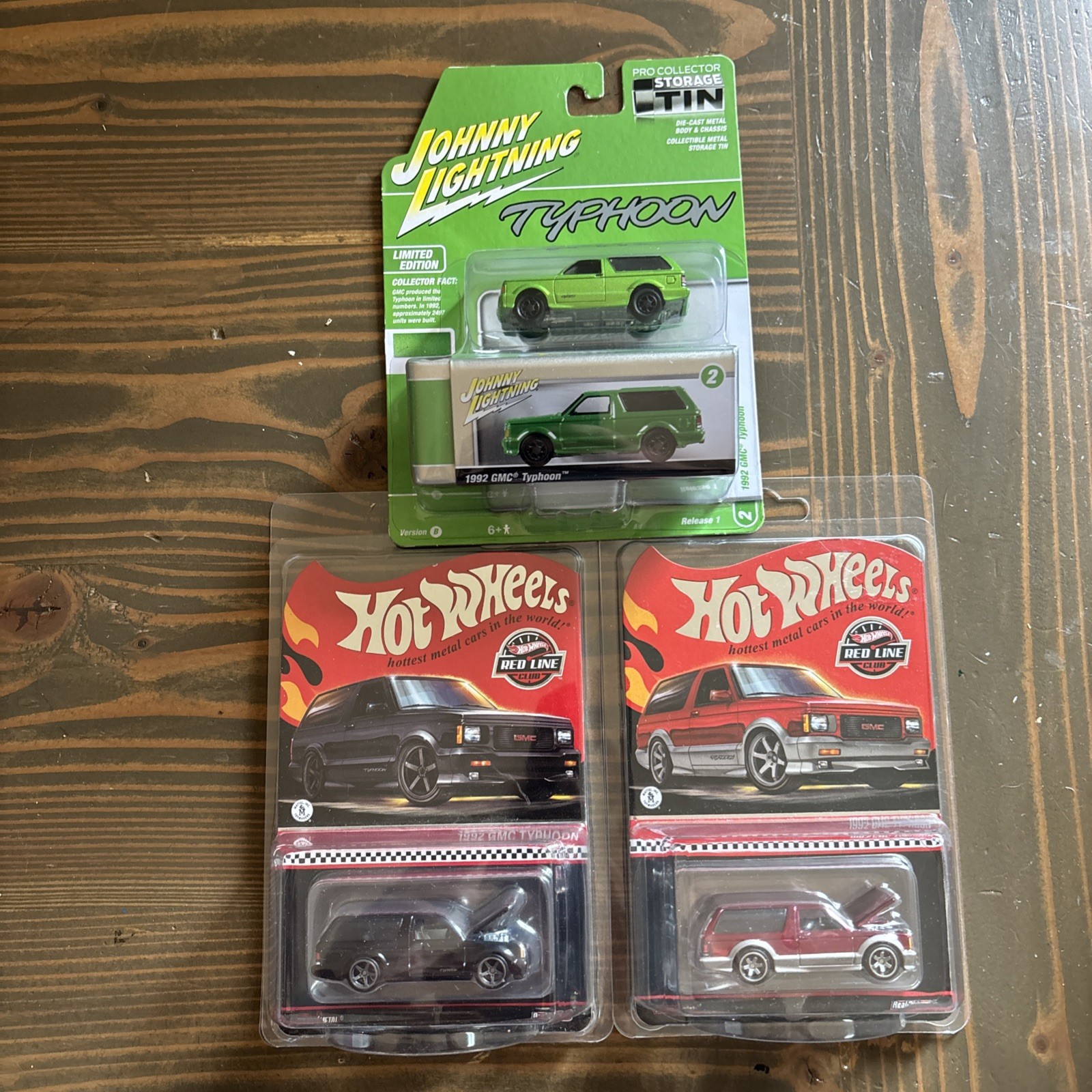 Hotwheels Johnny Lightning GMC Typhoon Lot of 3 RLC 1:64