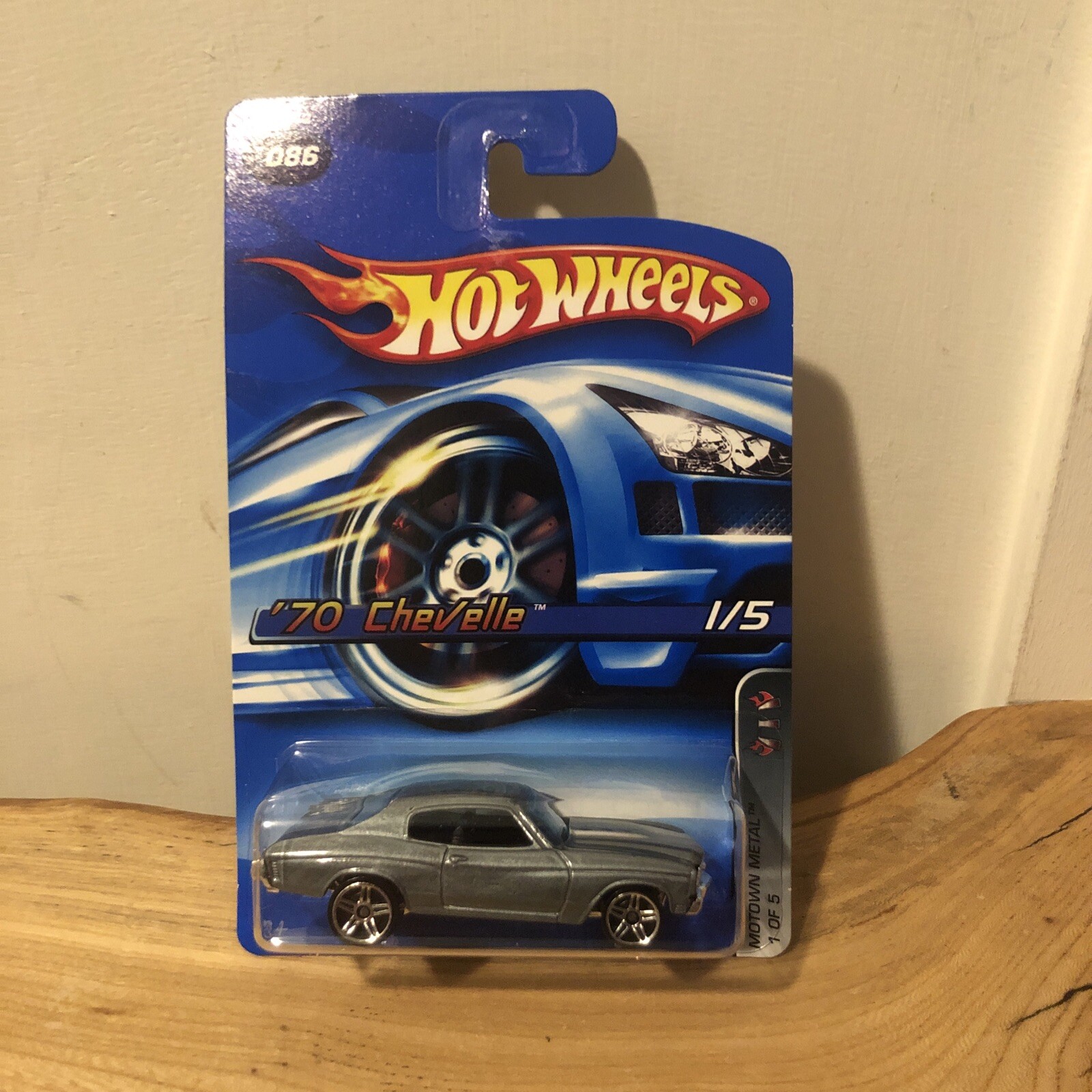 2006 HOT WHEELS MOTOWN METAL #086 ’70 CHEVELLE KMART EXCLUSIVE GRAY PR5 RIMS